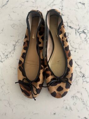 Lk Bennet Leopard Print Ballet Flats